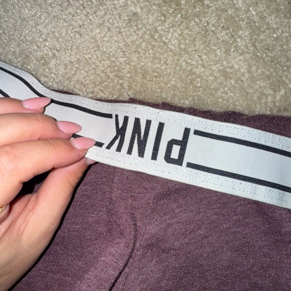 PINK Victoria's Secret Maroon Lounge Shorts - Medium - Picture 4 of 6